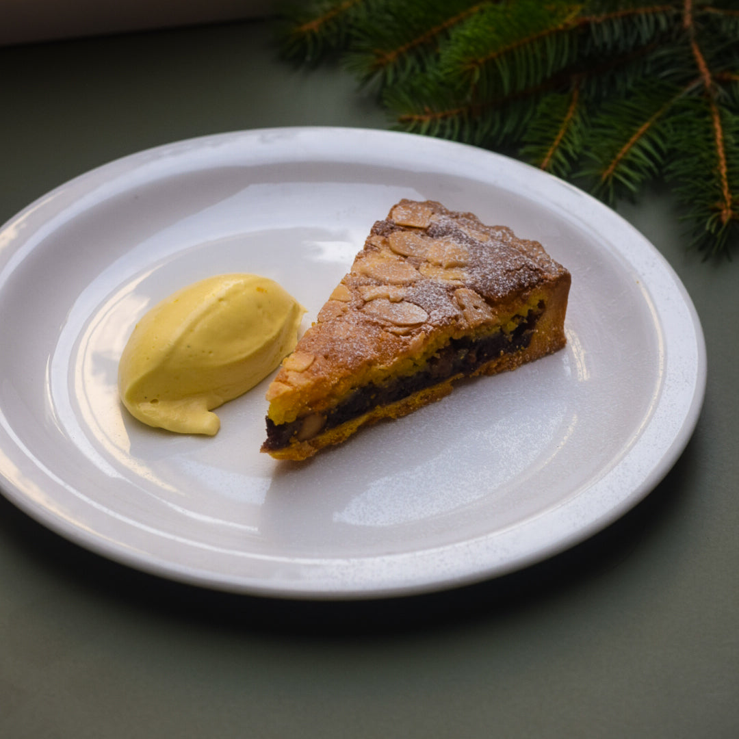 Mince Pie Tart & Brandy Cream
